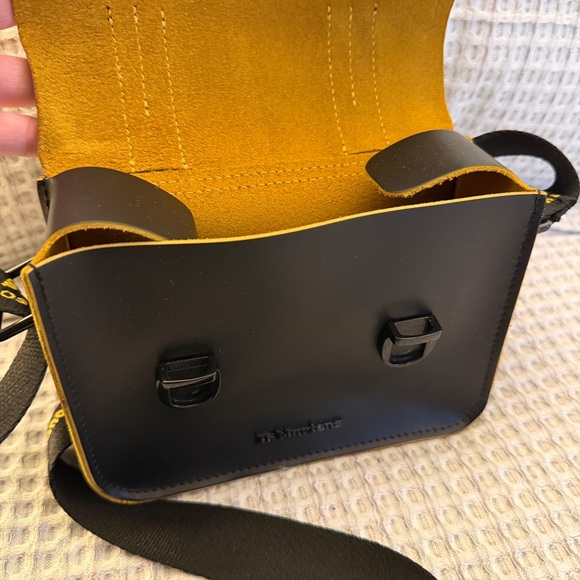 Dr. Martens Black and Yellow Crossbody Bag - Picture 7 of 11